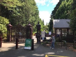 Botanical Gardens front gate