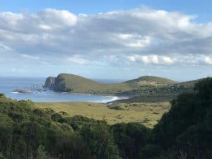 Bruny Island Cape from a distance