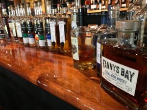 Bottles of Tasmanian Whisky