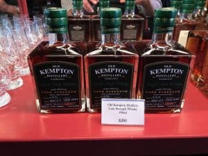 Bottles of Old Kempton Whisky